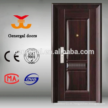 Puerta delantera de acero del precio barato de la seguridad ISO9001